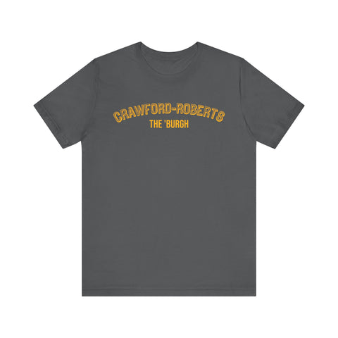 Crawford-Roberts  - The Burgh Neighborhood Series - Unisex Jersey Short Sleeve Tee T-Shirt Printify Asphalt S 