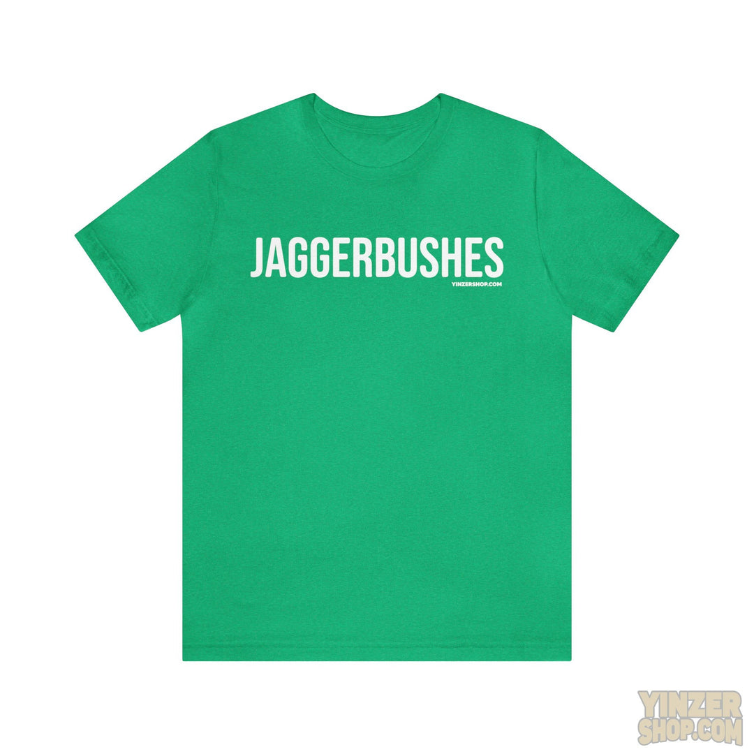 Pittsburgh Jaggerbushes T-Shirt - Short Sleeve Tee T-Shirt Printify Heather Kelly S 