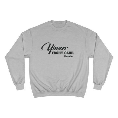 Yinzer Yacht Club Member - Champion Sweatshirt Sweatshirt Printify Light Steel S