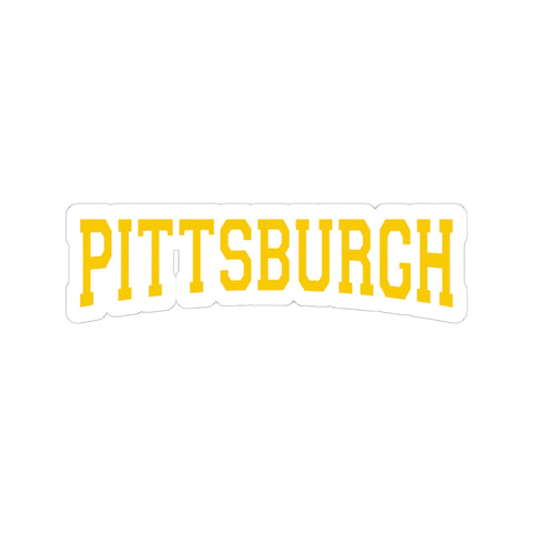 Pittsburgh Varsity Letters Stickers