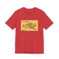 The 'Burgh Cartoon Pittsburgh Skyline - Short Sleeve Shirt T-Shirt Printify Heather Red S 