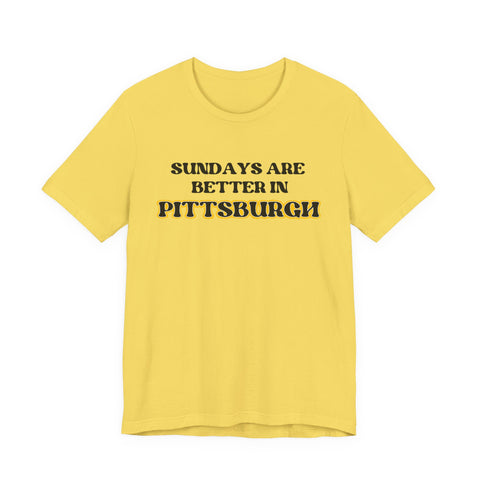 Pittsburgh Sundays - Unisex Jersey Short Sleeve Tee