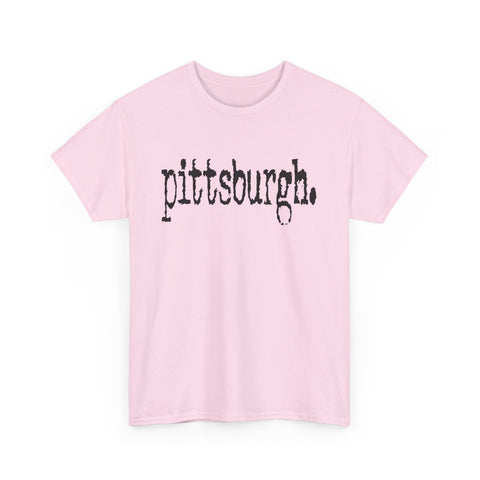 Pittsburgh Typewriter Unisex Heavy Cotton Tee