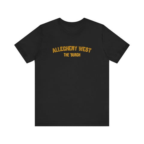 Allegheny West - The Burgh Neighborhood Series - Unisex Jersey Short Sleeve Tee