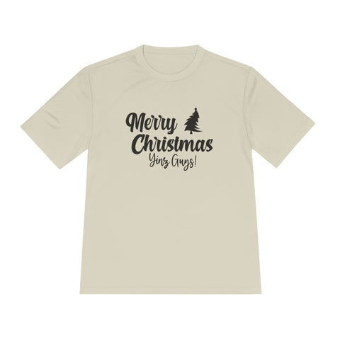 Merry Christmas Yinz - Sport-Tek Unisex Moisture Wicking Tee