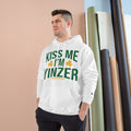 Kiss Me, I'm Yinzer - St Patty's Day - Champion Hoodie Hoodie Printify   