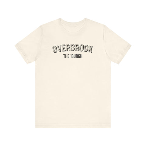 Overbrook - The Burgh Neighborhood Series - Unisex Jersey Short Sleeve Tee T-Shirt Printify Natural S 