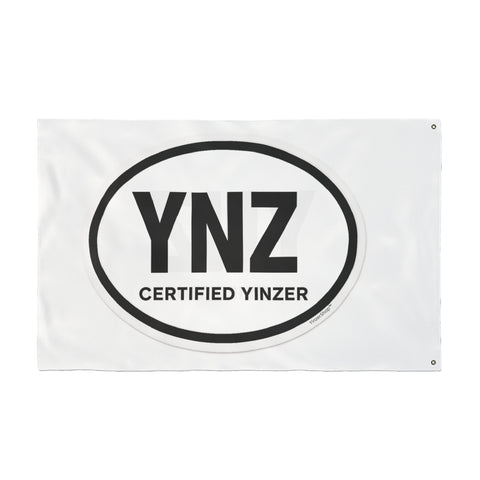YNZ Certified Yinzer Double Sided Flag