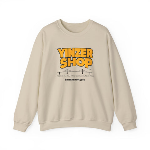 YinzerShop Serving Since 2015 - Gildan 18000 Heavy Blend™ Crewneck Sweatshirt Sweatshirt Printify Sand S