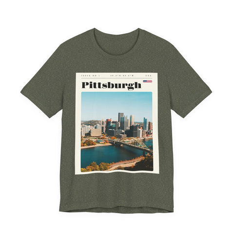 Front Page Pittsburgh - Unisex Jersey Short Sleeve Tee