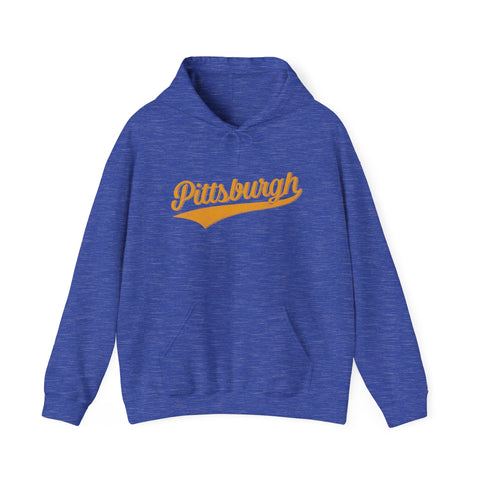 Pittsburgh Varsity Retro Heavy Blend Hooded Sweatshirt