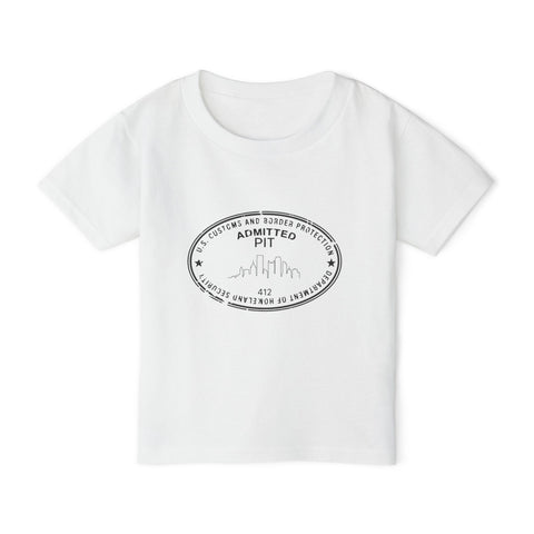 Pittsburgh Border Stamp - Toddler T-Shirt