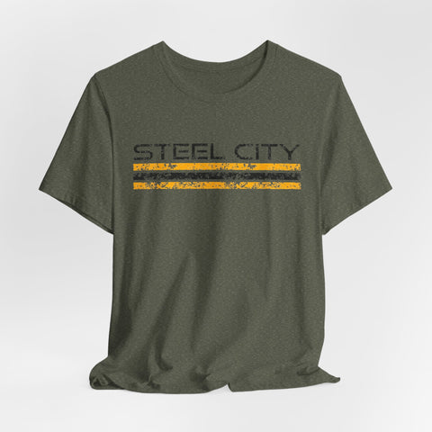 Vintage Steel City - Unisex Jersey Short Sleeve Tee