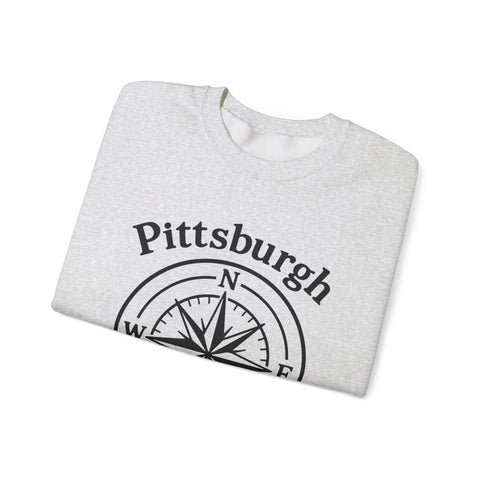 Pittsburgh Compass - Heavy Blend™ Crewneck Sweatshirt