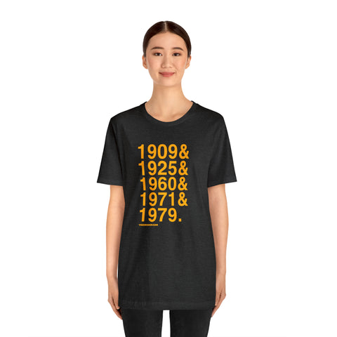 Pittsburgh Pirates World Series Ampersand  - Short Sleeve Tee T-Shirt Printify   