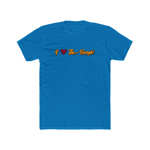 I Love The Burgh T-Shirt T-Shirt Printify Solid Turquoise S 