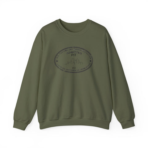 Pittsburgh Border Stamp - Heavy Blend™ Crewneck Sweatshirt