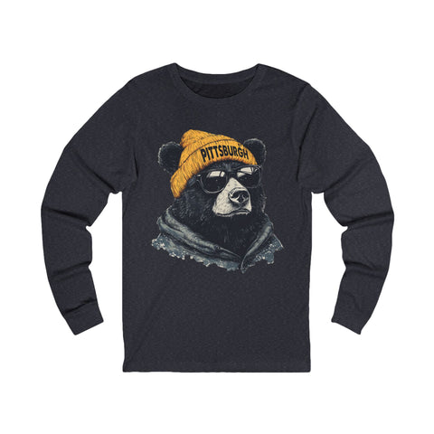 Pittsburgh Bear - Unisex Long Sleeve Tee