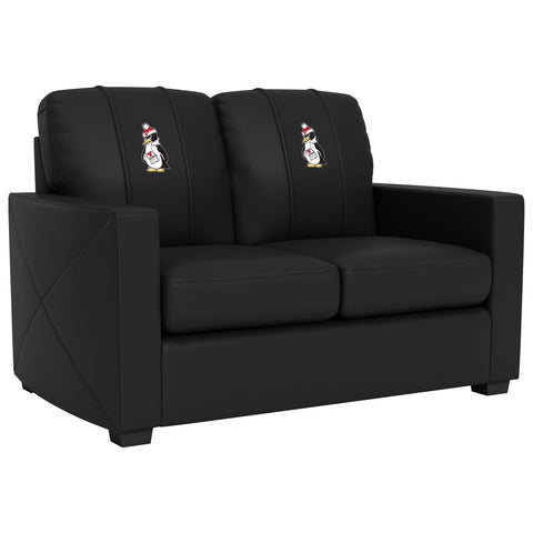 Silver Loveseat with Youngstown State Penguins Logo Collegiate Furniture Zipchair   