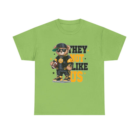 Pittsburgh They Not Like Us - Unisex Heavy Cotton Tee