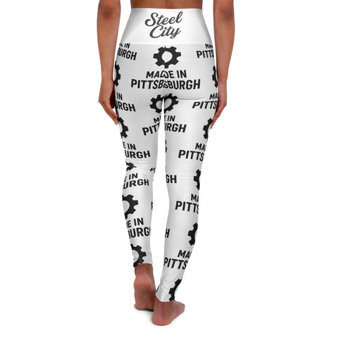 Made in Pittsburgh High-Waist Yoga Leggings — Steel City Patterned Activewear