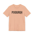 Pittsburgh PIXBURGH Short Sleeve T-Shirt T-Shirt Printify Heather Peach S