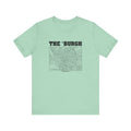 The 'Burgh Retro Map   - Short Sleeve Tee T-Shirt Printify Heather Mint S 