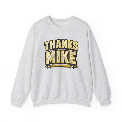 Thanks Mike Tomlin Message on a Heavy Blend™ Crewneck Sweatshirt