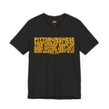 Pittsburghese Word Collage  - Short Sleeve Tee T-Shirt Printify Black Heather S 