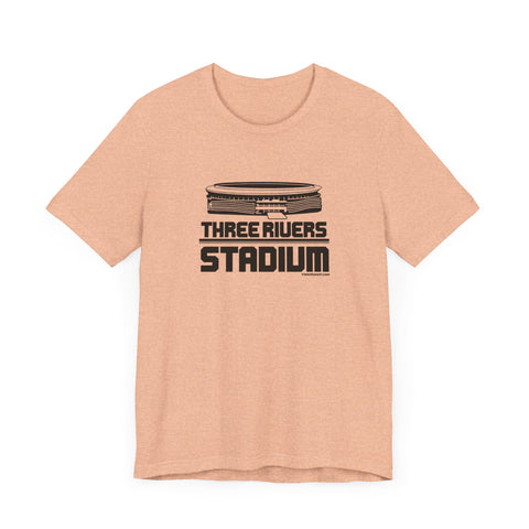 Pittsburgh Three Rivers Stadium Short Sleeve T-Shirt  - Unisex bella+canvas 3001