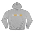 The Four One Two - Area Code - Champion Hoodie Hoodie Printify Light Steel S 