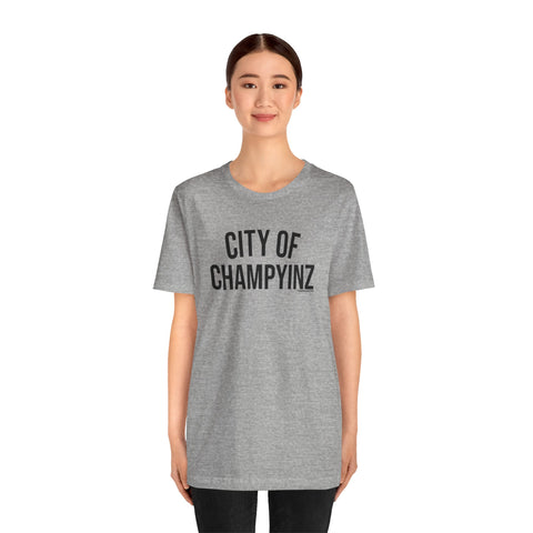 City of ChampYINZ - Short Sleeve Tee T-Shirt Printify   