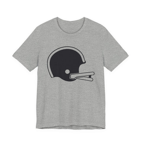 Classic Retro Football Helmet - Unisex Jersey Short Sleeve Tee