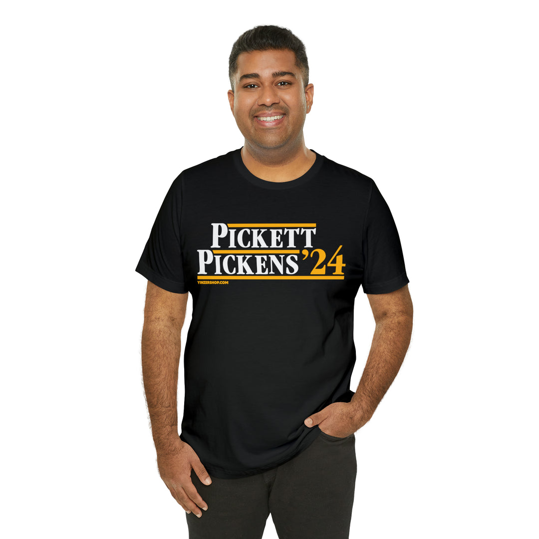 Vote Pickett Pickens 2024 - Short Sleeve Tee T-Shirt Printify   