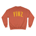 Yinz - Champion Crewneck Sweatshirt Sweatshirt Printify Orange XL 