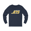 Johnstown Jets Long Sleeve Shirt  Vintage Ice Hockey Navy S 