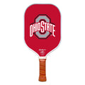 Ohio State Buckeyes Red Athletic Logo Pickleball Paddles Rally Republic Tan