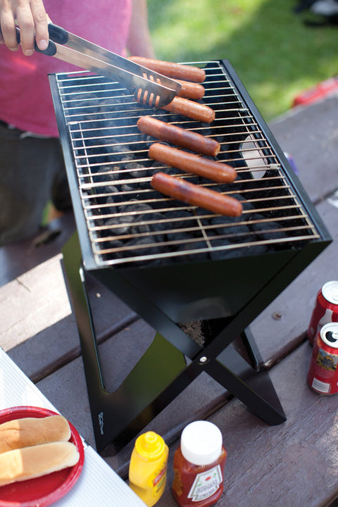 Ohio State Buckeyes - X-Grill Portable Charcoal BBQ Grill Grill Picnic Time Family of Brands   