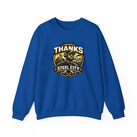 Thank You Mike Tomlin from the Steel City - Heavy Blend™ Crewneck Sweatshirt