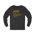 Pittsburghese Definition Series - Jagoff - Long Sleeve Tee Long-sleeve Printify XS Dark Grey Heather 