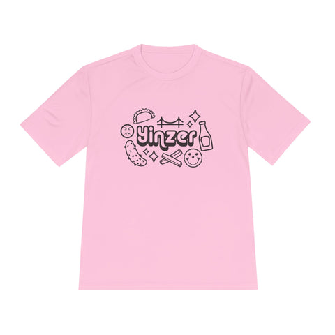 Yinzer Icon Doodles - Sport-Tek Unisex Moisture Wicking Tee