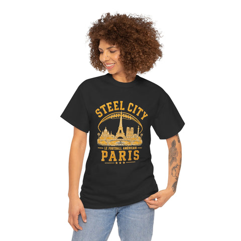 Pittsburgh Steel City Paris 2026 - Unisex Heavy Cotton Tee