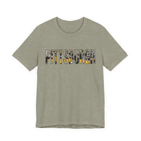 Pittsburgh Football Players - Unisex Jersey Short Sleeve Tee