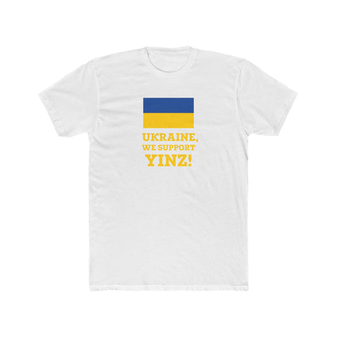 We Support Yinz - Cotton Tee T-Shirt Printify Solid White S 