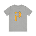 Heart of Pittsburgh - P for Pittsburgh Series - Short Sleeve Tee T-Shirt Printify Athletic Heather S 