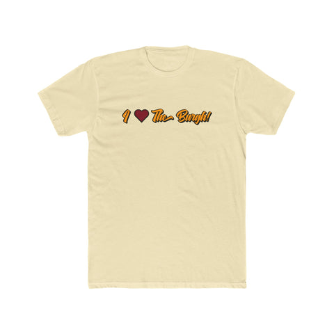 I Love The Burgh T-Shirt T-Shirt Printify Solid Natural S 