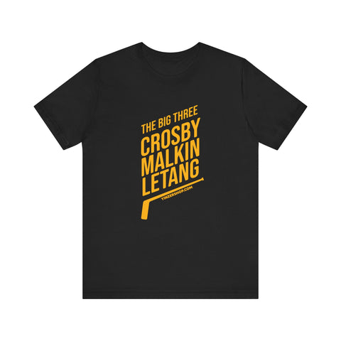 The Big Three - Crosby, Malkin, Letang - Hockey - SHORT SLEEVE TEE