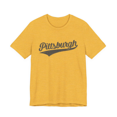 Vintage Pittsburgh Script Varsity T-Shirt