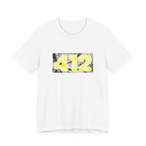 412 Map Graphic - Bella Canvas 3001 Crew Neck T-Shirt