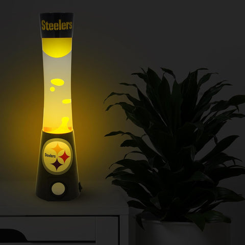 Pittsburgh Steelers Lava Lamp Wireless Speaker Table Lamp Lamp Turnovers Inc